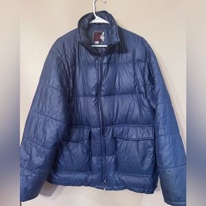 Vintage 70s 80s blue down puffer jacket by Brian Gregory for Alaska D&L Products